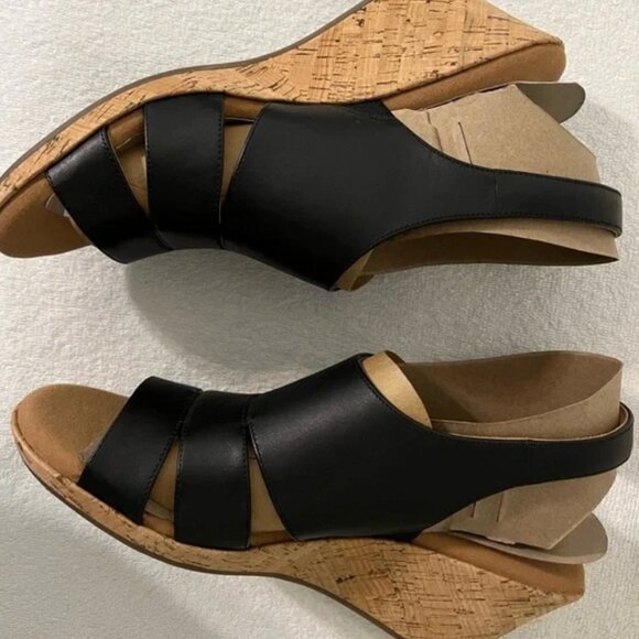 Rockport Briah Sling Wedge Sandals – Black, Women’s 10 - Picture 4 of 4